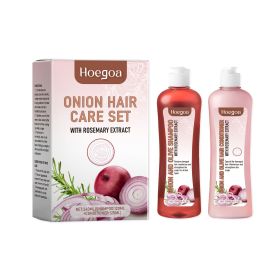 Hoegoa Onion and Rosemary Shampoo Set - Nourishing and Repairing Dry and Frizzy Hair Care Set for Smooth, Shiny Hair