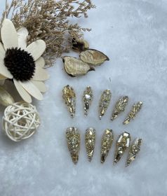 Handmade Wear Nail Luxury Elegant Advanced Heavy Industry Long Manicure (Option: Long Tip-XS)