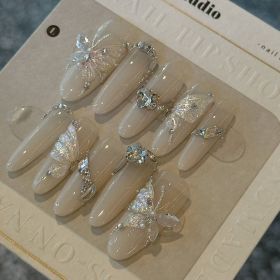 Handmade Wear Armor Fairy Light Luxury Three-dimensional (Option: Prolate Ellipse-XS)